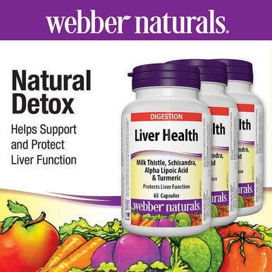 Webber Naturals Liver Health Capsules - 65-count, 3-Pack | Support for Optimal Liver Function