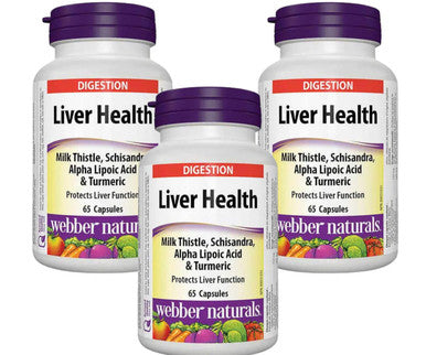 Webber Naturals Liver Health Capsules - 65-count, 3-Pack | Support for Optimal Liver Function
