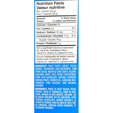 Welchâ€™s Fruit Snacks - 60 Packs Ã— 22g - Burst of Real Fruit Flavor in Every Bite