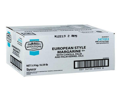 Wholesome Farm Margarine Butter Flavour European Style 6.5 GM (600/Case)