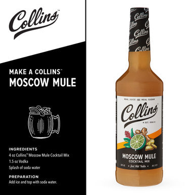 Collins Moscow Mule Cocktail Mix, 32oz/946ml